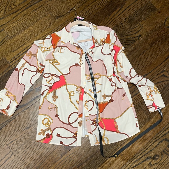 Chain blouse PLT - Picture 2 of 4